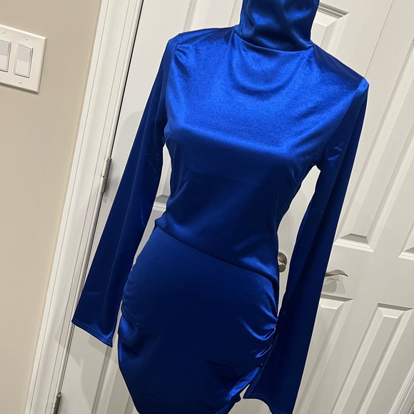 Fashion Nova Treat Yourself Mini Dress Royal - Picture 4 of 8